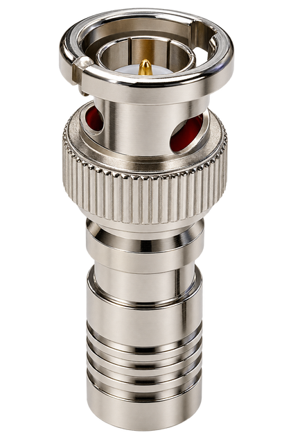 BNC RG59 Compression Connector Silver | CCTV Security Camera