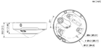 Premium NDAA IPC-HNCA06N-FEU 6MP Fisheye Panoramic Camera — product image 2
