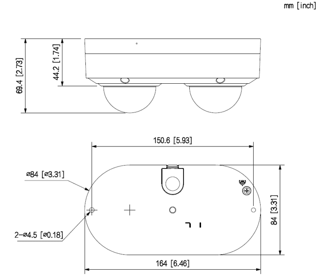 Premium NDAA IPC-HNC6D42NIU 2×4MP Unstitched Dual-Lens Network Camera — product image 2