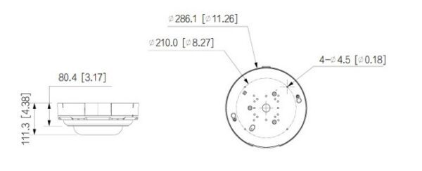 Premium NDAA IPC-HNC6D54NIU 4×5MP 2.8–12mm Unstitched Multi-Sensor Camera — product image 2