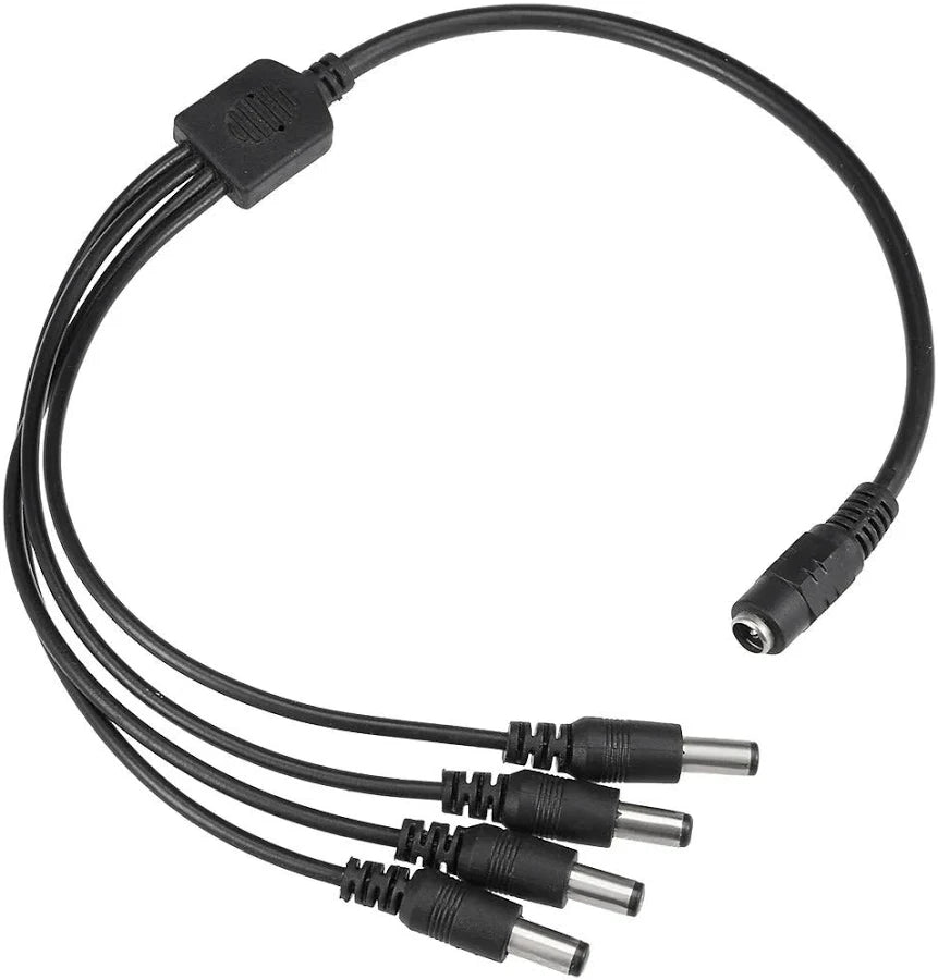 1-to-8 DC Power Pigtail Splitter Cable