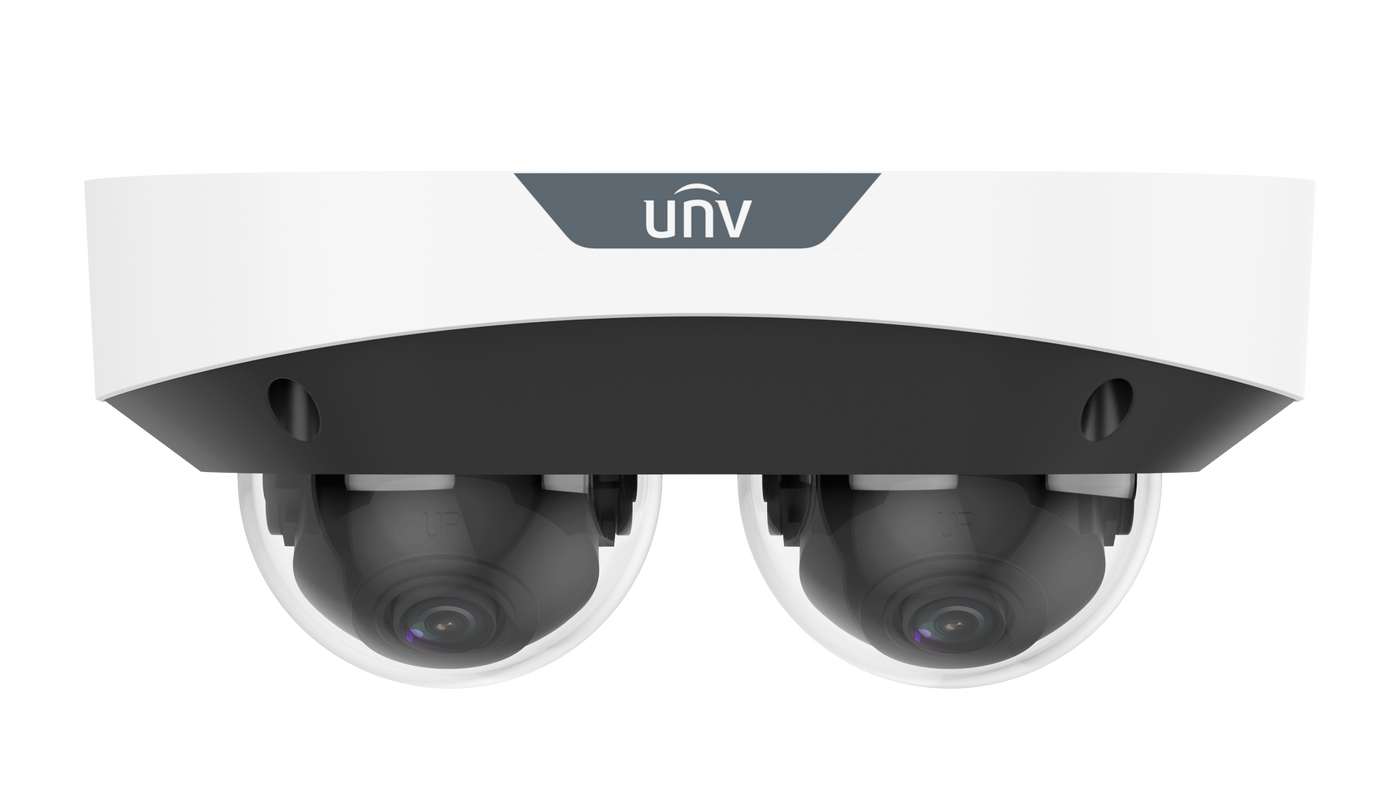 UNV IPC3224SS-ADF28K-I1 2×4MP NDAA Dual-Lens Dome Camera