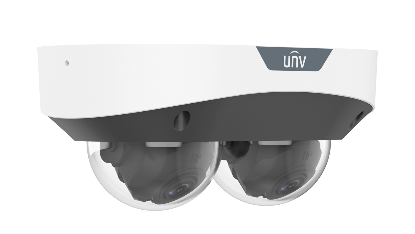 UNV IPC3224SS-ADF28K-I1 2×4MP NDAA Dual-Lens Dome Camera
