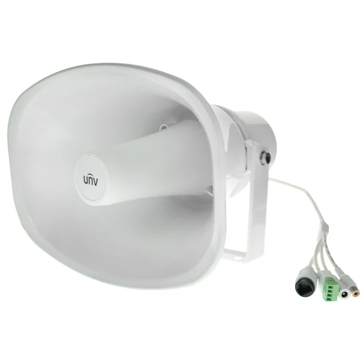 UNV Outdoor IP Loud Speaker w/ Two-Way Audio, PoE, 130 Decibels, 30W (IPS302030-S)