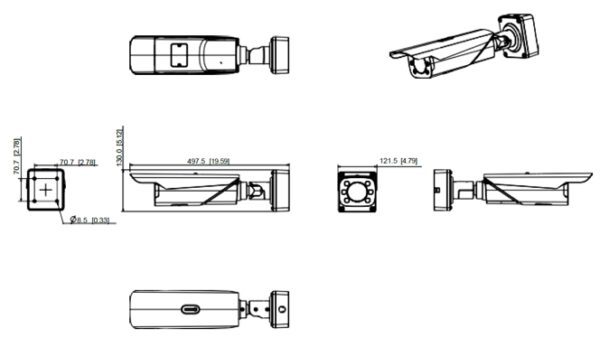 Premium NDAA IPC-HNC524N-VBA50-LPR License Plate Recognition Camera — product image 2