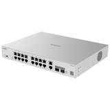 Lysora 16 Port Gigabit Cloud Managed PoE Switch LCS-16GS-P