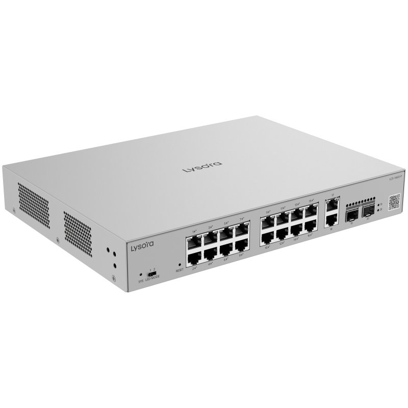 Lysora 16 Port Gigabit Cloud Managed PoE Switch LCS-16GS-P - image 2