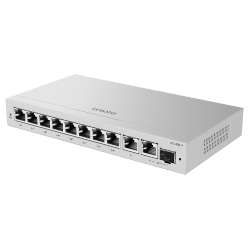 Lysora 8 Port Cloud Managed Gigabit PoE Switch LCS-8GS-P