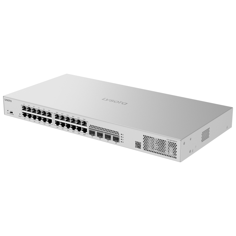 Lysora 24-Port Layer 2 Managed PoE Switch LCS-24GS-P