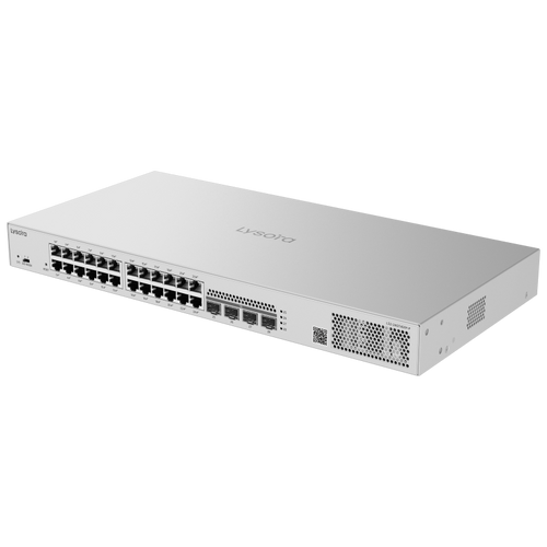 Lysora 24-Port Layer 2 Managed PoE Switch LCS-24GS-P