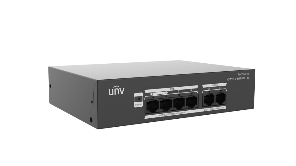 UNV NSW2100-6GT-POE-IN 6-Port Gigabit PoE Switch - image 2