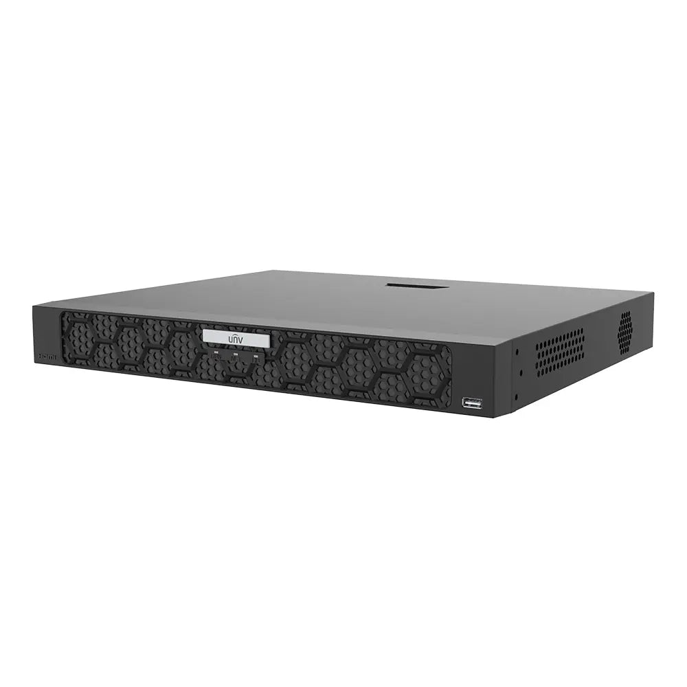 UNV NVR502-16B-P16-IQ 16-Channel 16MP AI NVR – 16-Port PoE, 2-Bay — NDAA Compliant