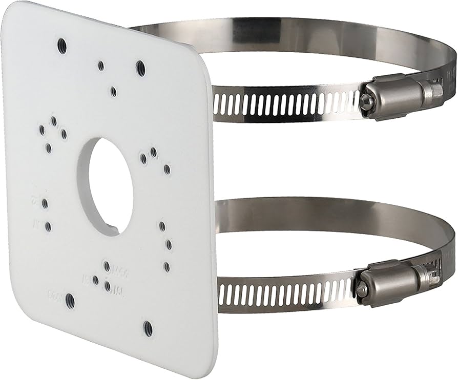 PFA152-E Pole Mount Bracket for Dahua IP and CVI Camera, White