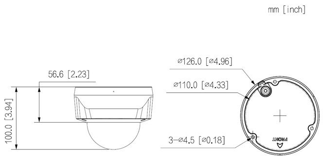 Premium NDAA IPC-HNC328N-VDUZ 8MP 4K 2.7–13.5mm Dual-Illumination Dome Camera — product image 2