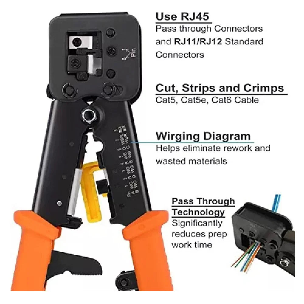 RJ45 Crimper/Cutter Tool (SK-ATCAT6)
