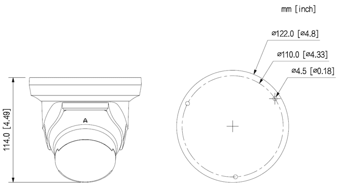 Premium NDAA IPC-HNC345N-XDLUSL Deterrent Fixed Turret Camera — product image 2