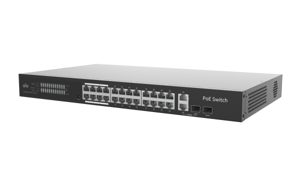 Uniview 24 Port Cloud Managed Gigabit PoE Switch (NSW3000-25GT1GP1GC-POE-IN)
