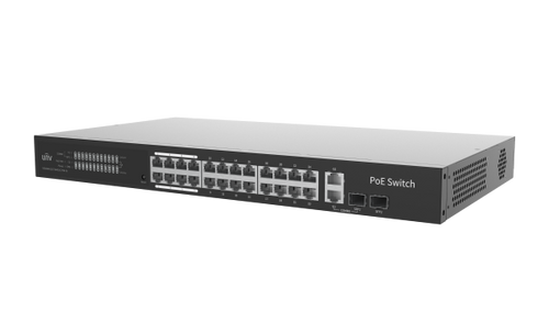 UNV NSW3000-25GT1GP1GC-POE-IN 24-Port Gigabit Cloud-Managed PoE+ Switch